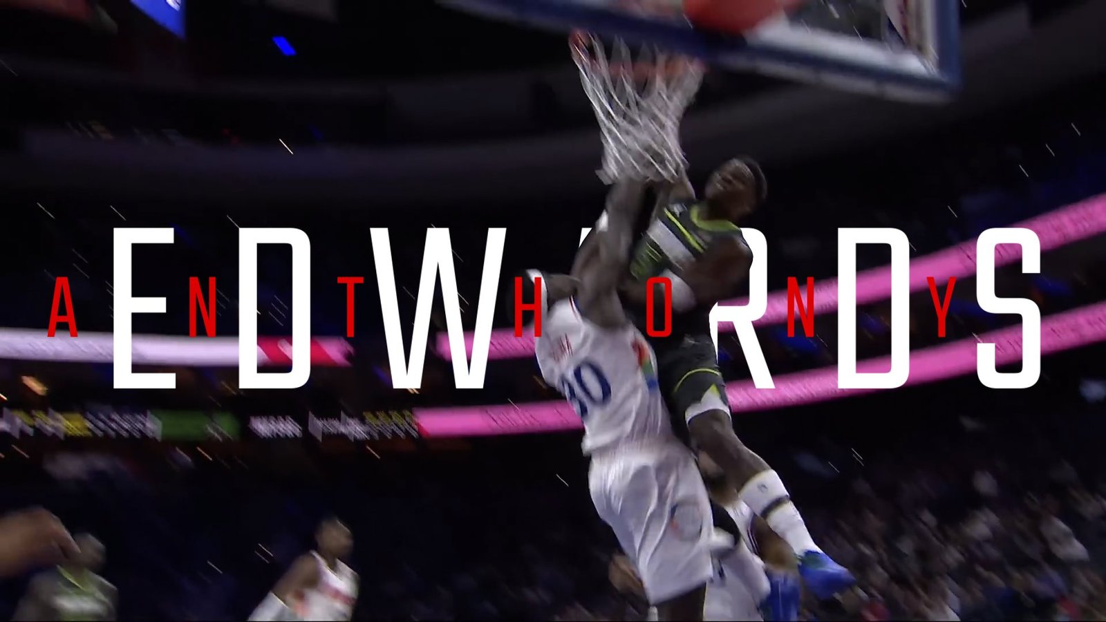 Edwards highlight reel typography